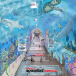 Design for oversized architectural graphic promoting the new Toronto Ripley’s Aquarium, 2013