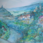 Turnovo, water colour on board, 45X33 cm